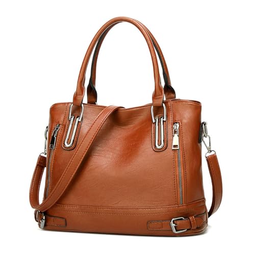 PALAY Women Tote Bag Fashion PU Leather Handbag Shoulder Bag with Removable Shoulder Strap Large Tote Bag Shoulder Bag Vintage Brown PU Leather Tote Bag for Women PALAY Women Tote Bag Fashion PU Leather Handbag Shoulder Bag with Removable Shoulder Strap Large Tote Bag Shoulder Bag Vintage Brown PU Leather Tote Bag for Women